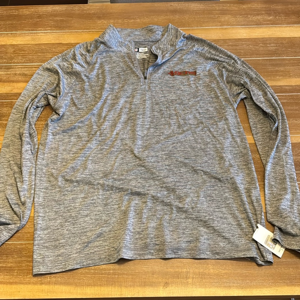 49ers 1/4 zip pullover
